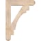 Ekena Millwork Merced Craftsman Smooth Bracket w/ Offset Brace, Douglas Fir, 7 1/2"W x 32"D x 44"H BKT0806X32X44MRC04SDF - alternate 2